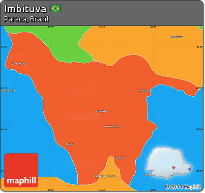 Political Simple Map of Imbituva