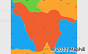Political Simple Map of Imbituva