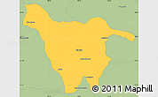 Savanna Style Simple Map of Imbituva