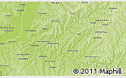 Physical 3D Map of Ipora