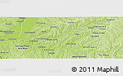 Physical Panoramic Map of Ipora
