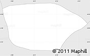 Silver Style Simple Map of Itauna do Sul