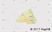 Physical Map of Ivaipora, cropped outside