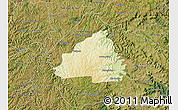 Physical Map of Ivaipora, satellite outside