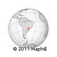 Outline Map of Ivaipora