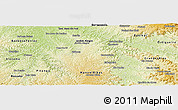 Physical Panoramic Map of Ivaipora