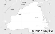 Silver Style Simple Map of Ivaipora