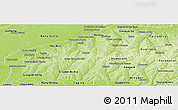 Physical Panoramic Map of Loanda