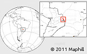 Blank Location Map of Medianeira