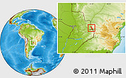 Physical Location Map of Medianeira