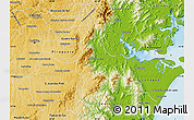 Physical Map of Morretes