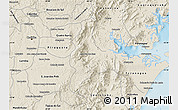 Shaded Relief Map of Morretes