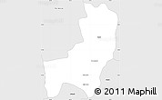 Silver Style Simple Map of Nova Aurora