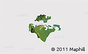 Satellite 3D Map of Paranagua, cropped outside