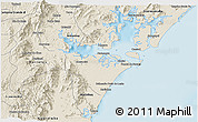 Shaded Relief 3D Map of Paranagua