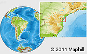Physical Location Map of Paranagua