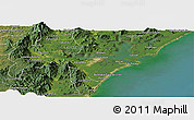 Satellite Panoramic Map of Paranagua