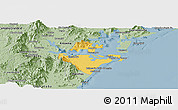 Savanna Style Panoramic Map of Paranagua