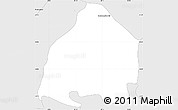 Silver Style Simple Map of S. Isabel do Ava