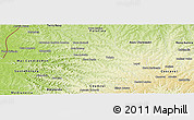 Physical Panoramic Map of Toledo