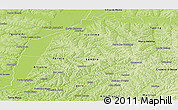 Physical Panoramic Map of Umuarama