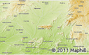 Physical 3D Map of Aguas Belas