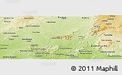 Physical Panoramic Map of Aguas Belas