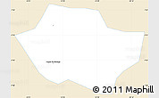 Classic Style Simple Map of Lagoa do Itaenga, single color outside