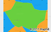 Political Simple Map of Lagoa do Itaenga