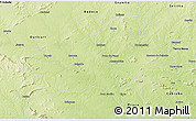 Physical 3D Map of Parnamirim
