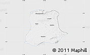 Silver Style Map of Sertania, single color outside