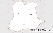 Classic Style Simple Map of Sertania, cropped outside