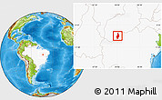 Physical Location Map of Avelino Lopes, highlighted country