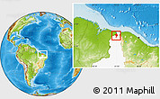 Physical Location Map of Buriti dos Lopes, highlighted parent region