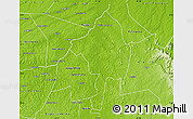 Physical Map of Buriti dos Lopes