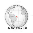 Outline Map of Cocal