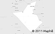 Silver Style Simple Map of Conceicao Canino