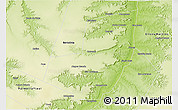 Physical 3D Map of Manoel Emilio
