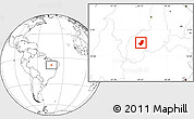 Blank Location Map of Manoel Emilio