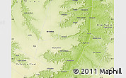 Physical Map of Manoel Emilio