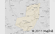 Shaded Relief Map of Manoel Emilio, desaturated