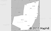Gray Simple Map of Manoel Emilio