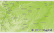Physical 3D Map of Marcos Parente