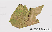 Satellite 3D Map of Pedro II, cropped outside
