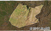 Satellite 3D Map of Pedro II, darken