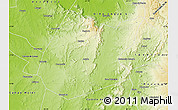 Physical Map of Pedro II