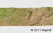 Satellite Panoramic Map of Pedro II