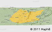 Savanna Style Panoramic Map of Pedro II