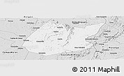 Silver Style Panoramic Map of Pedro II