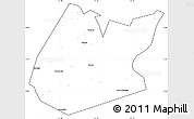 Blank Simple Map of Pedro II, cropped outside